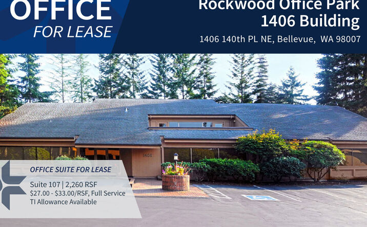 Pictures of Office property located at 1406 140th Pl NE, Bellevue, WA 98007 for lease - image #1