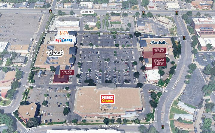 Pictures of Retail property located at Colorado Boulevard & Yale Avenue, Denver, CO 80222 for lease - image #1