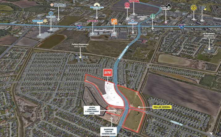 Pictures of Retail, Land property located at Morrison Road & Laredo Road, Brownsville, TX 78520 for lease - image #1