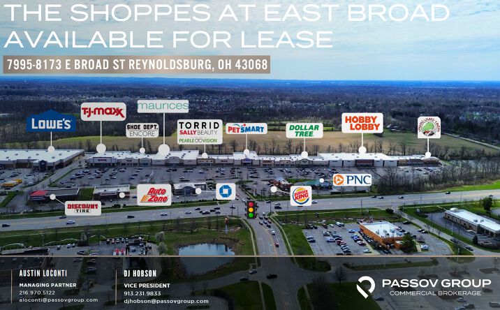 Pictures of Retail property located at 7995 E Broad St, Reynoldsburg, OH 43068 for lease - image #1