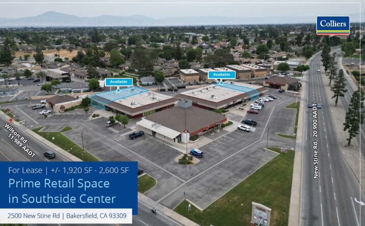 Pictures of Retail property located at 2500 New Stine Rd, Bakersfield, CA 93309 for lease - image #1