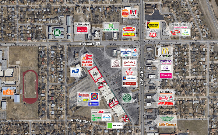 Pictures of Retail, Office property located at 2491 S Seneca St, Wichita, KS 67217 for lease - image #1