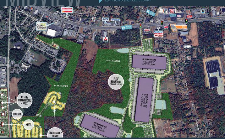 Pictures of Retail, Land property located at 732 E Pulaski Hwy, Elkton, MD 21921 for lease - image #1