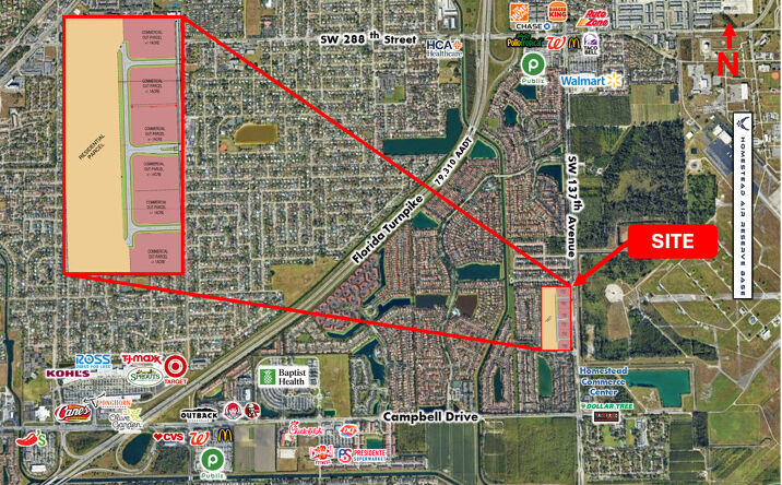 Pictures of Retail, Restaurant property located at SW 137th Ave, Homestead, FL 33033 for lease - image #1