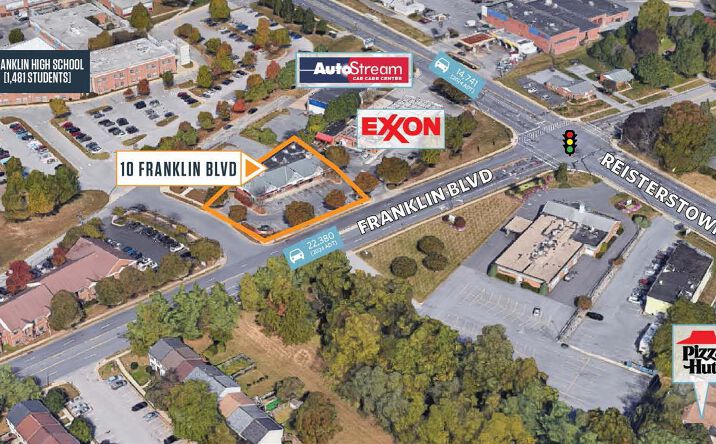 Pictures of Retail property located at 10 Franklin Blvd, Reisterstown, MD 21136 for lease - image #1