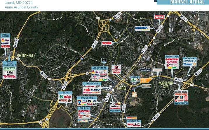Pictures of Retail, Land property located at 3601 Laurel Ft. Meade Rd, Laurel, MD 20724 for lease - image #1