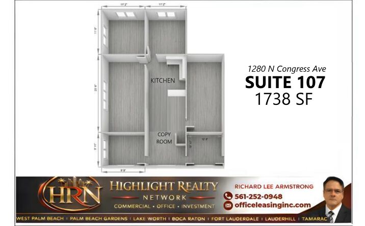 Pictures of Office property located at 1280 N Congress Ave, West Palm Beach, FL 33409 for lease - image #1