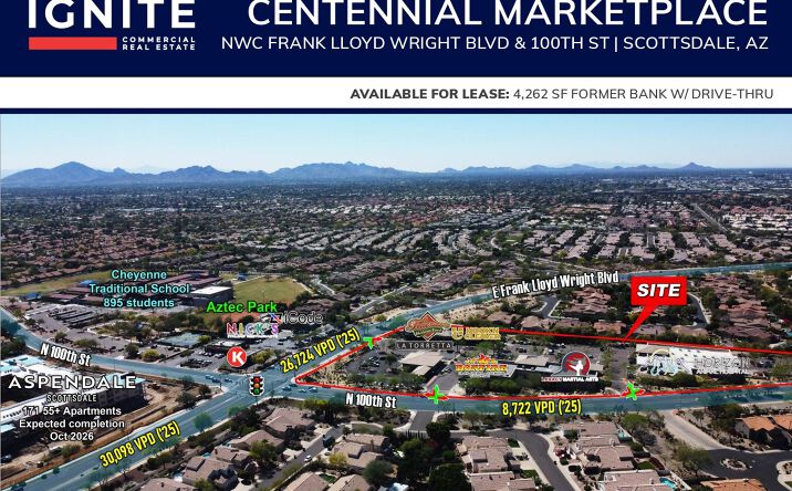Pictures of Retail property located at 14140 N 100th St, Scottsdale, AZ 85260 for lease - image #1