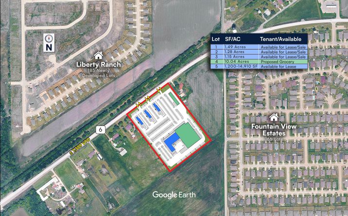 Pictures of Land property located at 713-903 W Cook St, Josephine, TX 75164 for lease - image #1