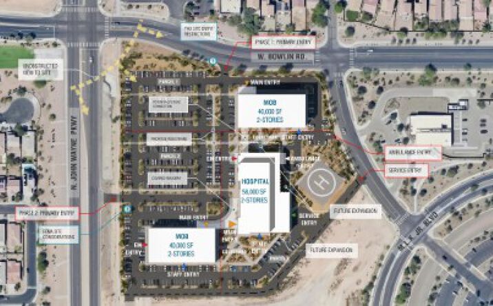 Pictures of Office property located at SEC Bowlin Road & North John Wayne Parkway, Maricopa, AZ 85139 for lease - image #1