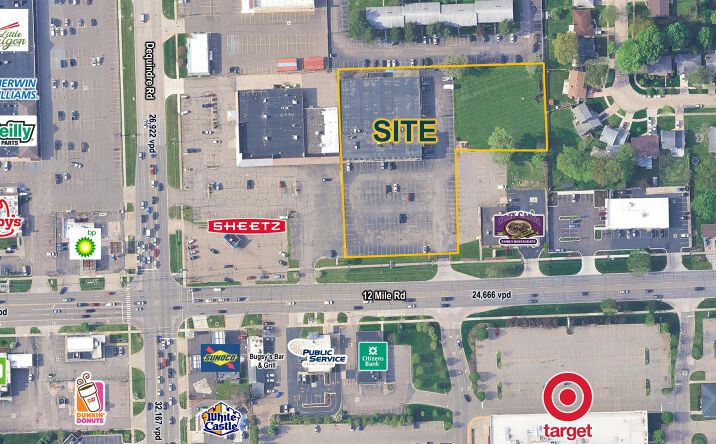 Pictures of Retail property located at 2101 12 Mile Rd, Warren, MI 48092 for lease - image #1