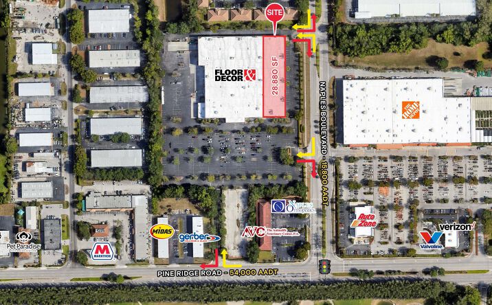 Pictures of Retail property located at 2157 Pine Ridge Rd, Naples, FL 34109 for lease - image #1