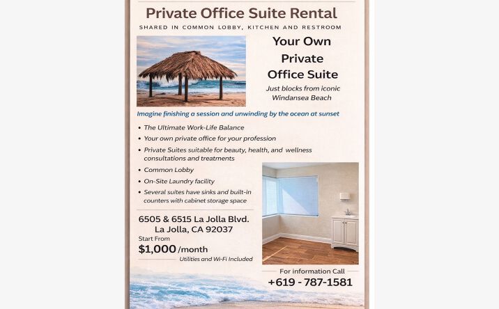 Pictures of Office property located at 6505 La Jolla Blvd, La Jolla, CA 92037 for lease - image #1