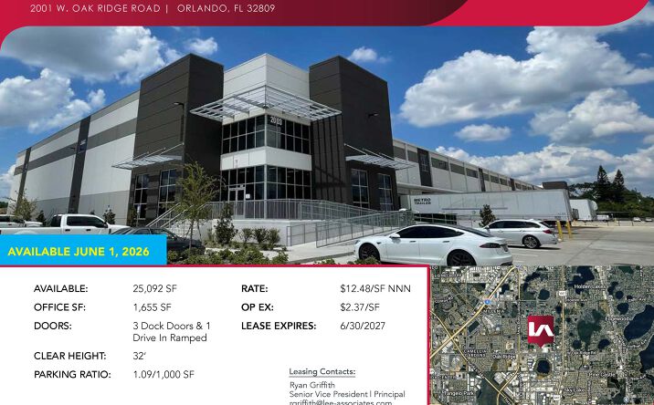 Pictures of Industrial property located at 2001 W Oak Ridge Rd, Orlando, FL 32809 for lease - image #1
