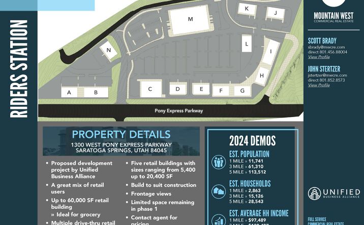 Pictures of Retail property located at 1300 Pony Express Parkway, Saratoga Springs, UT 84045 for lease - image #1