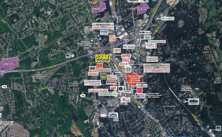 Pictures of Land property located at 1529 Concord Pkwy N, Concord, NC 28025 for lease - image #1