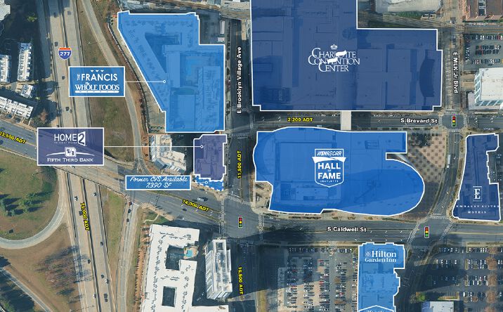 Pictures of Retail property located at 610 S Caldwell St, Charlotte, NC 28202 for lease - image #1