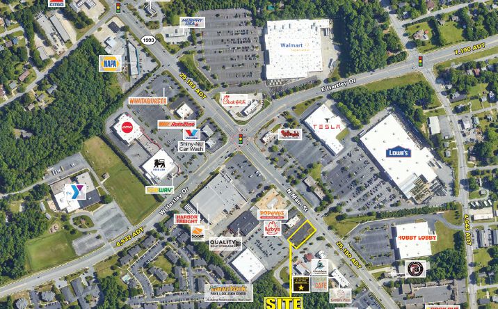 Pictures of Land property located at 2601 N Main St, High Point, NC 27265 for lease - image #1