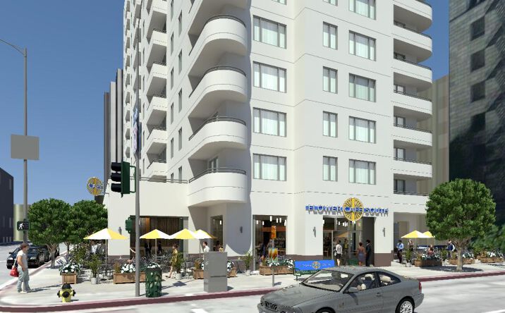 Pictures of Retail, Office, Restaurant property located at 950 S Flower Street, Los Angeles, CA 90015 for lease - image #1