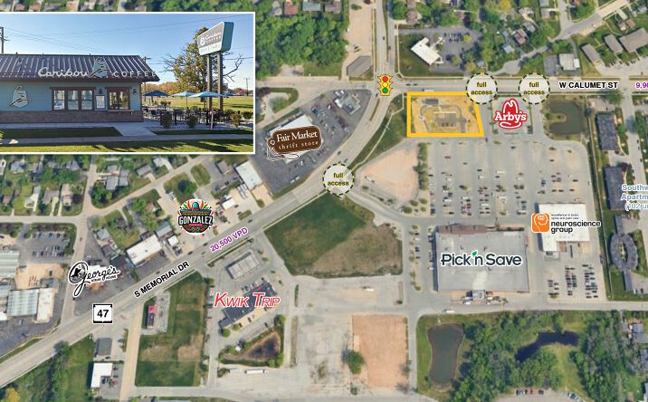 Pictures of Retail property located at 575 W Calumet St, Appleton, WI 54915 for lease - image #1
