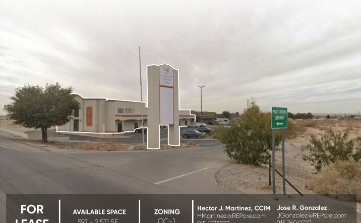 Pictures of Retail, Office property located at 1215 Anthony Dr, Anthony, NM 88021 for lease - image #1