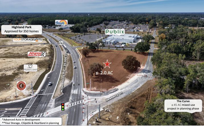 Pictures of Retail, Land, Special Purpose property located at 24000 W Newberry Rd, Newberry, FL 32669 for lease - image #1