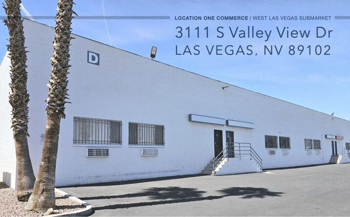 Pictures of Industrial property located at 3111 S Valley View Blvd Suite D-103, Las Vegas, NV 89102 for lease - image #1
