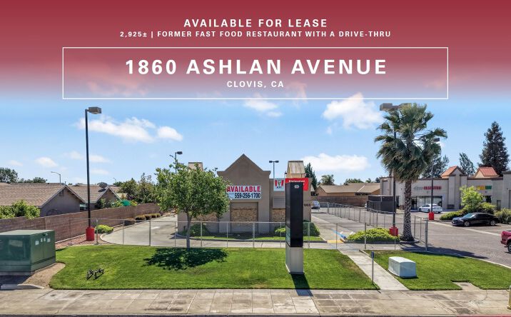 Pictures of Retail, Restaurant property located at 1860 Ashlan Ave, Clovis, CA 93611 for lease - image #1