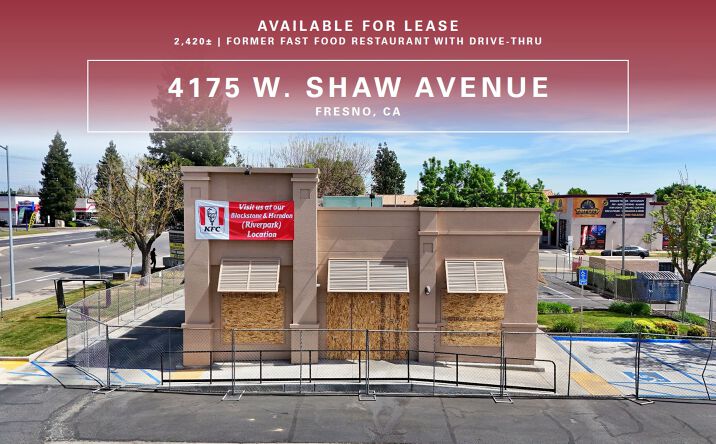 Pictures of Retail, Restaurant property located at 4175 W Shaw Ave, Fresno, CA 93722 for lease - image #1