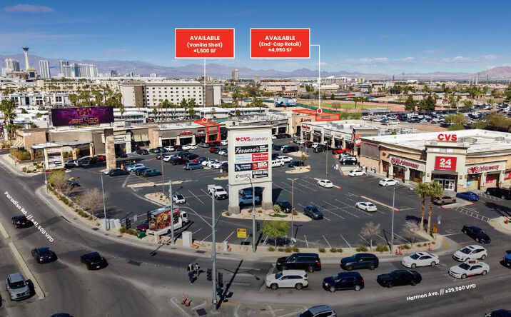 Pictures of Retail, Restaurant property located at 4480 Paradise Road, Las Vegas, NV 89169 for lease - image #1