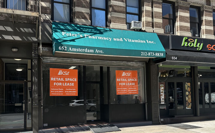 Pictures of Retail property located at 652 Amsterdam Avenue, New York, NY 10025 for lease - image #1
