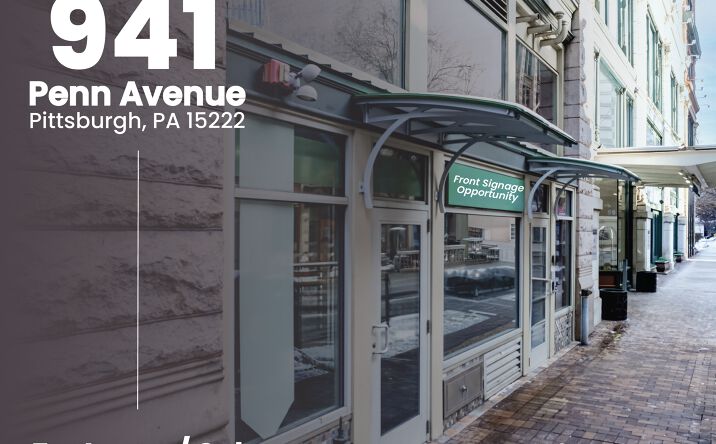 Pictures of Retail, Office property located at 941 Penn Avenue, Pittsburgh, PA 15222 for lease - image #1