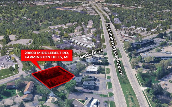 Pictures of Office property located at 29800 Middlebelt Rd, Farmington Hills, MI 48334 for lease - image #1