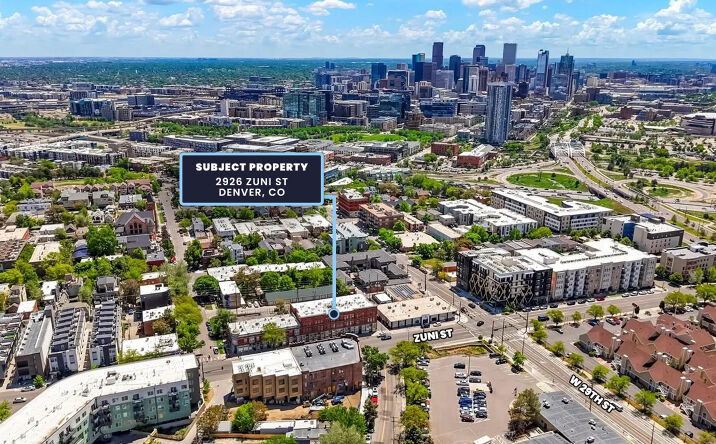 Pictures of Retail, Office property located at 2926 Zuni Street, Denver, CO 80211 for lease - image #1