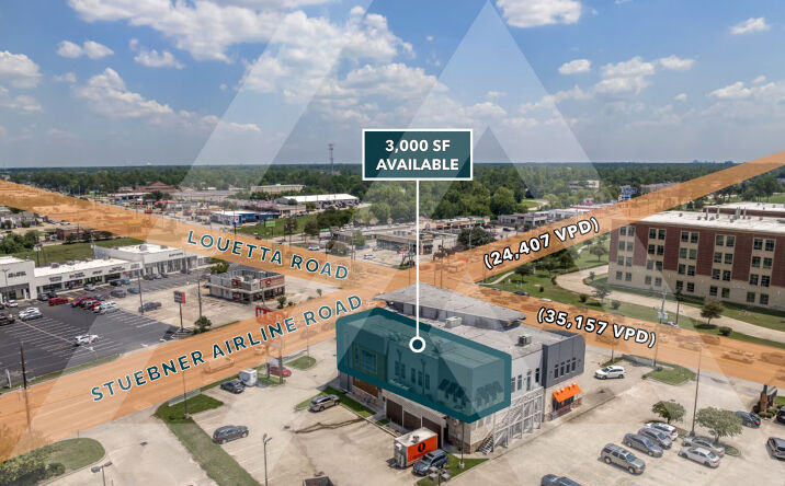 Pictures of Retail, Office property located at 16803 STUEBNER AIRLINE ROAD SPRING, TEXAS 77379, Spring, TX 77379 for lease - image #1