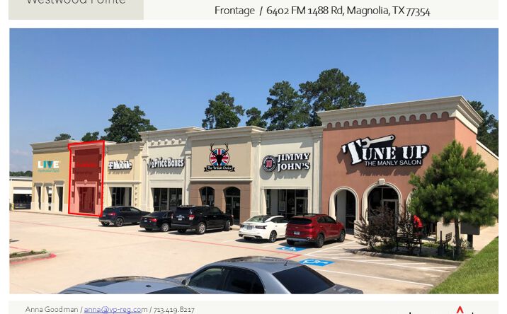 Pictures of Retail property located at 6402 FM 1488 RD, MAGNOLIA, TX 77354 for lease - image #1