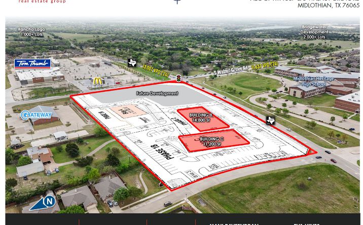 Pictures of Land, Restaurant property located at 4051 Farm to Market Road 1387, Midlothian, TX 76065 for lease - image #1