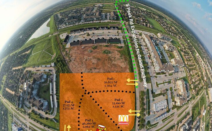 Pictures of Retail, Restaurant property located at 7211 S Peek Rd, Richmond, TX 77407 for lease - image #1