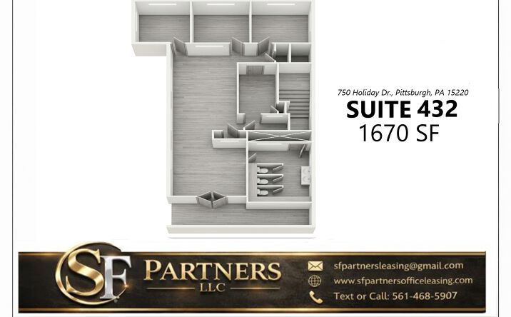 Pictures of Office property located at 750 Holiday Drive, Pittsburgh, PA 15220 for lease - image #1