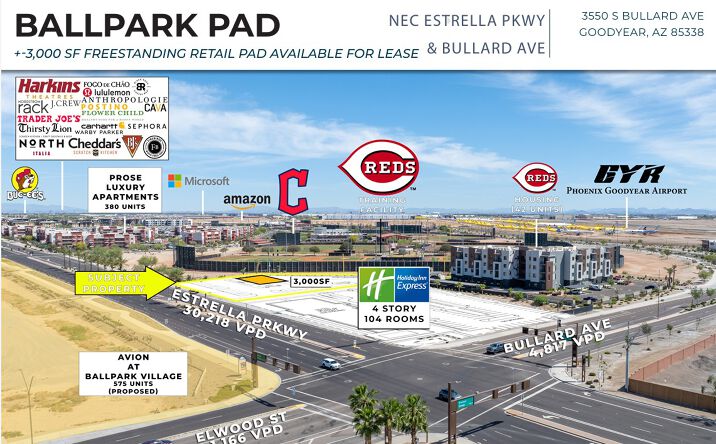 Pictures of Land property located at 3550 S Bullard Ave, Goodyear, AZ 85338 for lease - image #1