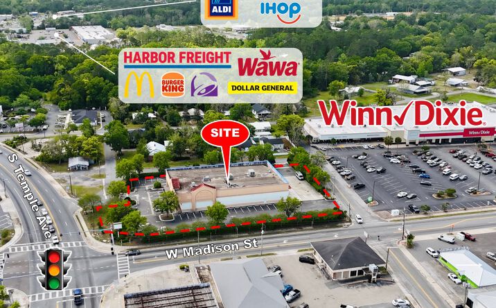 Pictures of Retail, Restaurant, Land property located at 209 S Temple Ave, Starke, FL 32091 for lease - image #1