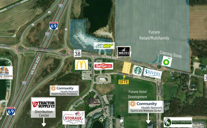 Pictures of Retail property located at 1563 W State Rd 38, Pendleton, IN 46064 for lease - image #1