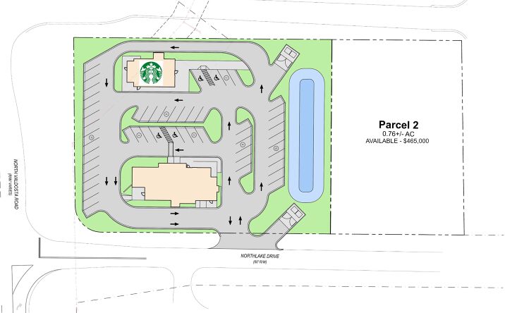 Pictures of Retail, Land, Restaurant property located at Northlake Drive, Valdosta, GA 31602 for lease - image #1