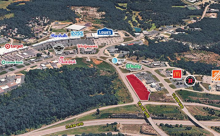 Pictures of Land property located at SEC Osage Beach Parkway South & Fort Osage Lane, Osage Beach, MO 65065 for lease - image #1
