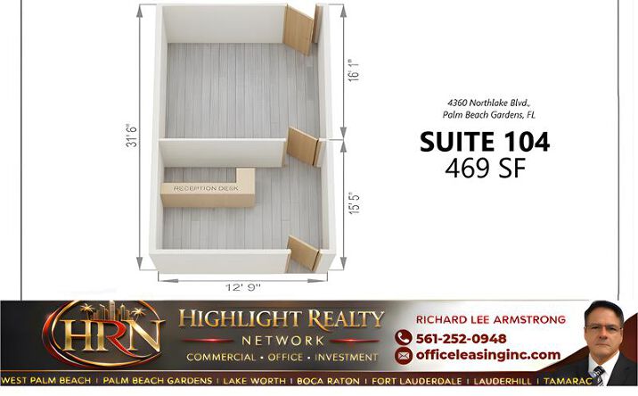 Pictures of Office property located at 4360 Northlake Boulevard, Palm Beach Gardens, FL 33410 for lease - image #1