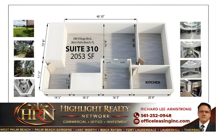 Pictures of Office property located at 580 Village Boulevard, West Palm Beach, FL 33409 for lease - image #1