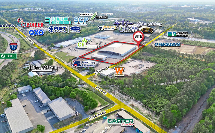 Pictures of Industrial property located at 7450 Richard St, Columbia, SC 29209 for lease - image #1