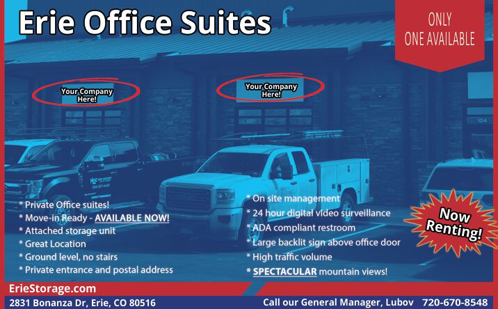 Pictures of Office property located at 2831 Bonanza Dr, Erie, CO 80516 for lease - image #1