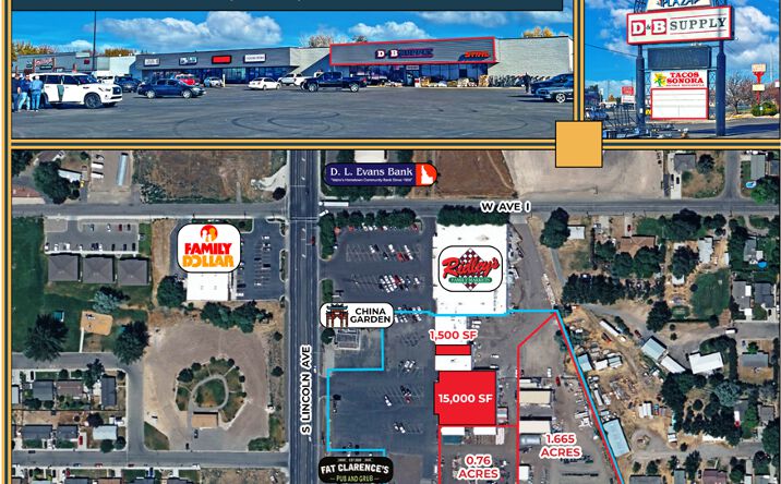 Pictures of Retail, Land, Restaurant property located at 1100 S Lincoln Ave, Jerome, ID 83338 for lease - image #1