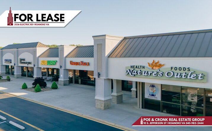 Pictures of Retail property located at 3536 Electric Road Southwest, Roanoke, VA 24018 for lease - image #1